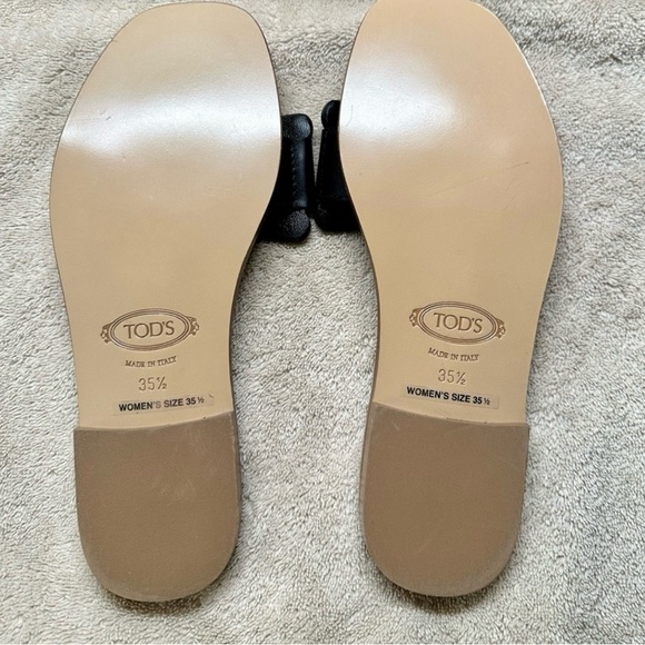 Tod's woven logo slide sandals - Picture 2 of 3